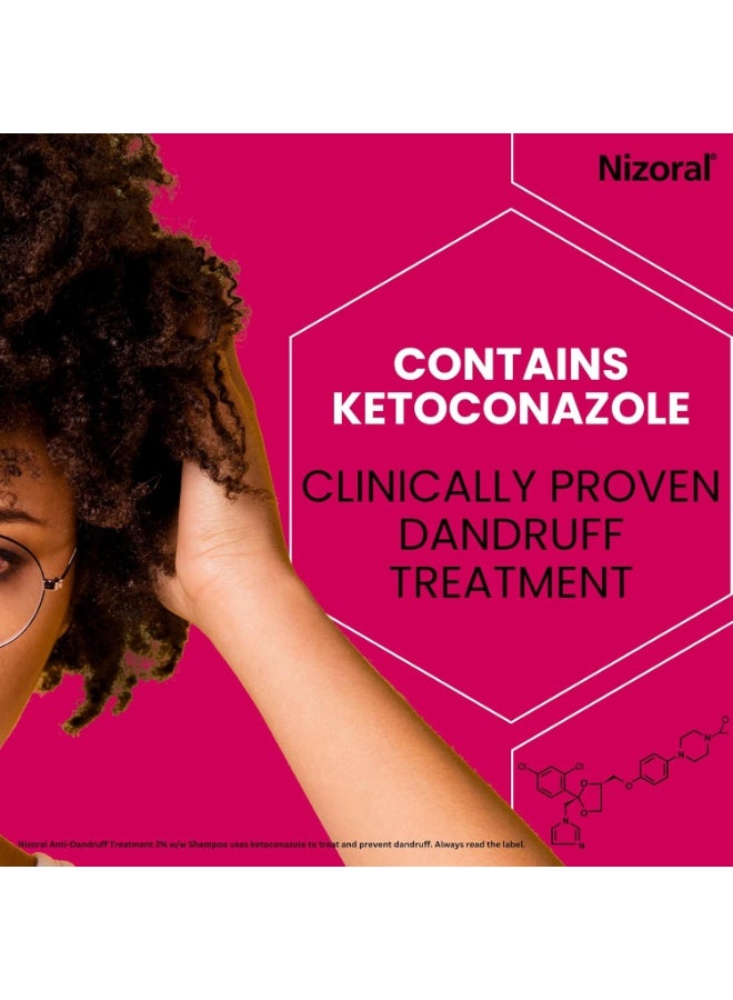 Nizoral Anti-Dandruff Treatment Shampoo, Treats and Prevents Dandruff, Clinically Proven to Control Itchy & Flaky Scalps, Contains Ketoconazole, 1 x 60ml - Image 5